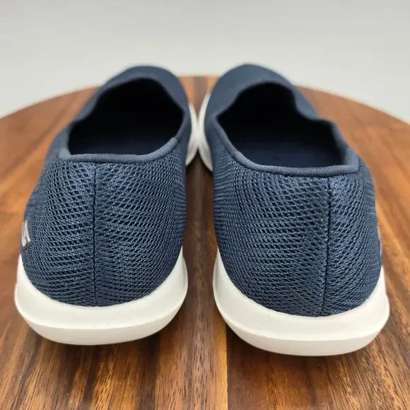Skechers Go Walk Lite Shoes Women's 7.5 Navy Blue White Slip On Walking Sneakers - Picture 4 of 7